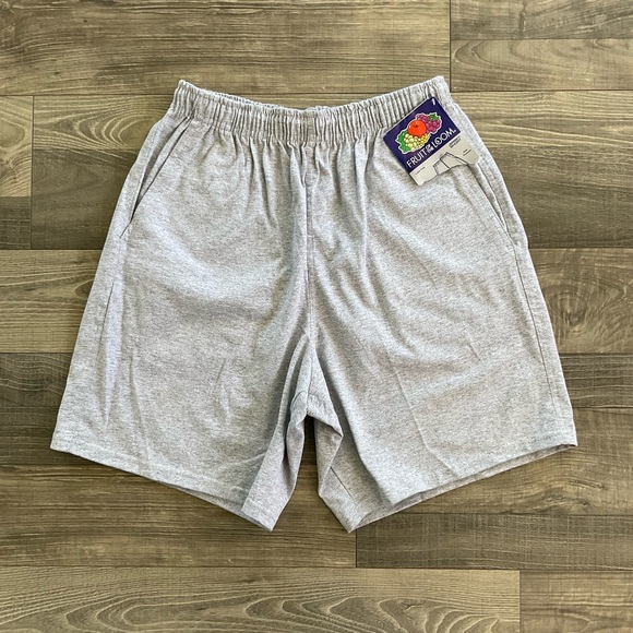 Fruit of the Loom Other - NWT Fruit of the Loom Jersey Shorts Men’s MEDIUM Grey Pockets Elastic Waist